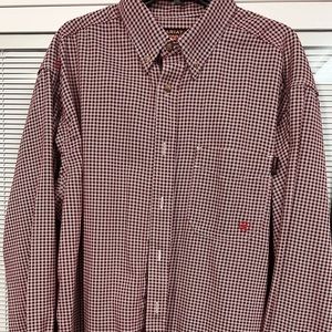 Burgundy/Dark Maroon Ariat Work FR (fire retardant) XL. HRC/2112.